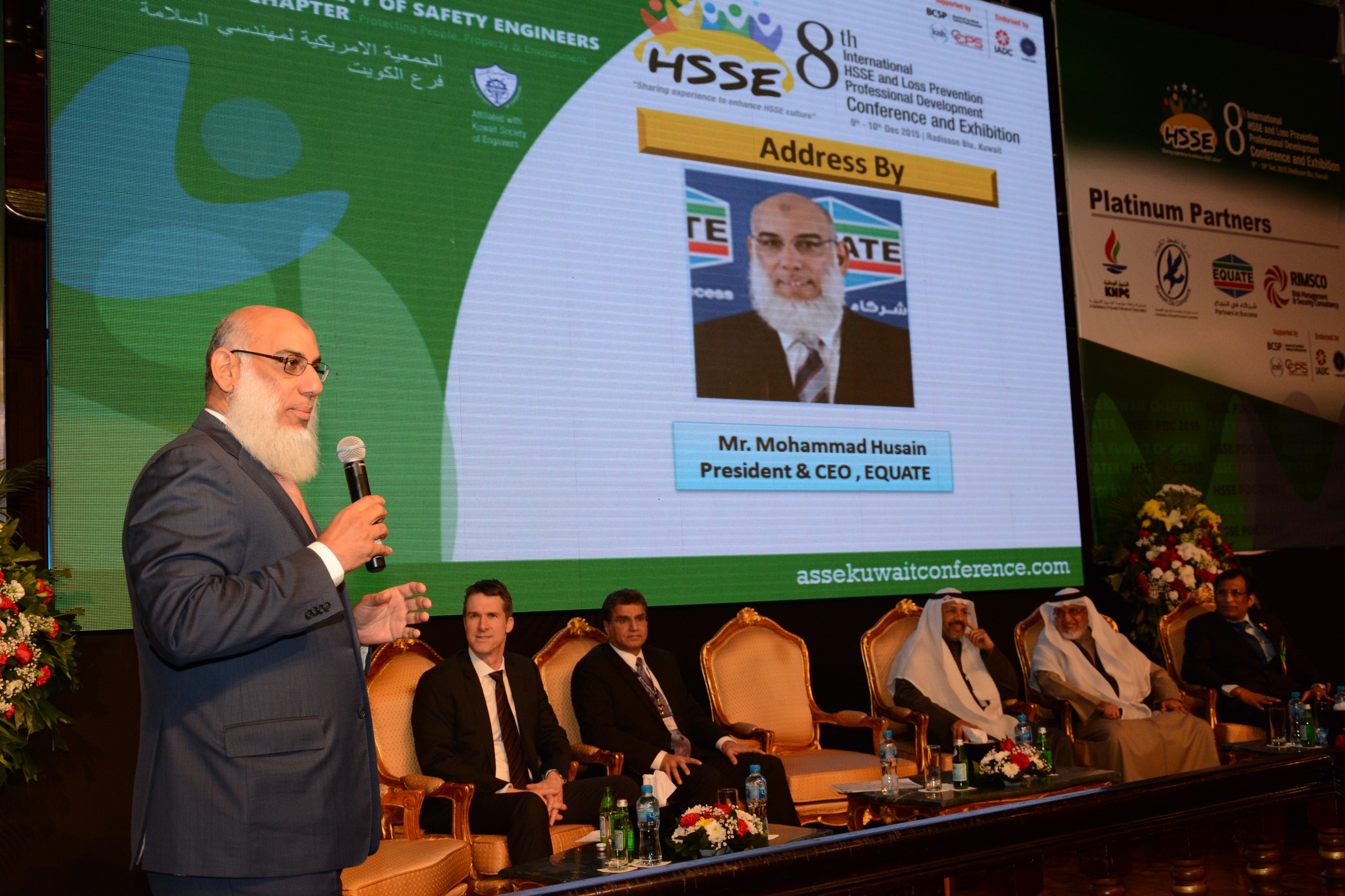 EQUATE Sponsors The 8th American Safety Engineers In Kuwait Conference 2015
