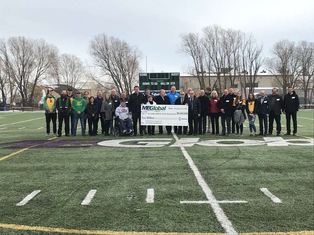 MEGlobal Canada invests $2 million in MEGlobal Athletic Park Expansion