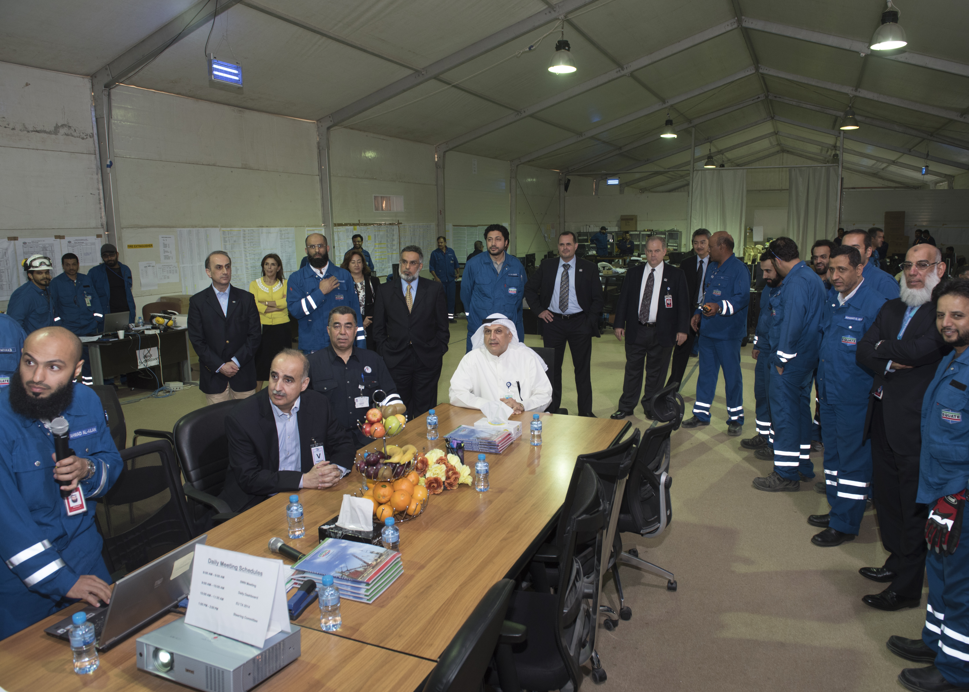 EQUATE hosts KPC leaders during world record breaking Turnaround